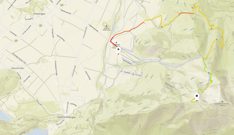 Strecke_Tegelberglauf Strecke_Tegelberglauf